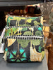 Quilted Cotton Washbag - Black Peacocks & Temples - Hauslife