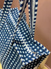 Quilted Weekender Bag – Navy Gingham - Hauslife
