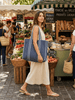 Quilted Weekender Bag – Navy Gingham - Hauslife