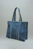 Quilted Weekender Bag – Navy Gingham - Hauslife