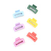 Recycled matt finish open rectangle plastic hair clamp 4cm - Hauslife