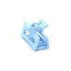 Recycled matt finish open rectangle plastic hair clamp 4cm - Hauslife