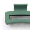 Recycled matt finish open rectangle plastic hair clamp 4cm - Hauslife