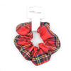 Regular - Red Check Scrunche. Dia.11cm - Hauslife