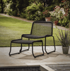 Rope Garden Lounge Chair with Footstool – Outdoor Relaxing Chair - Hauslife