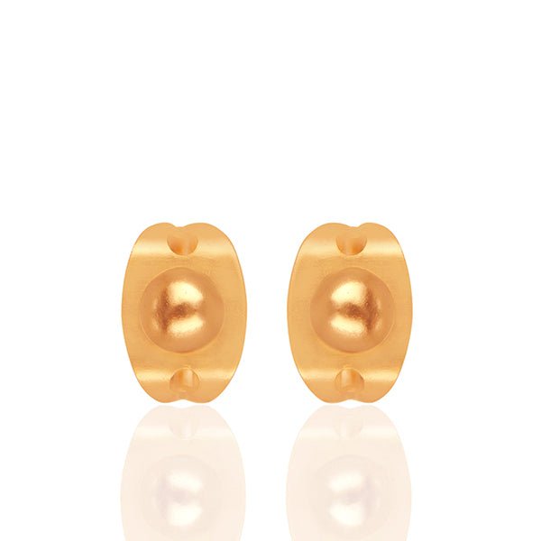 Round Ball Stud Earrings - Hauslife