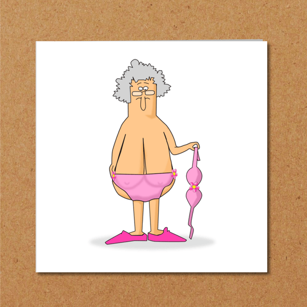 Rude Ageing Birthday Card - Hauslife