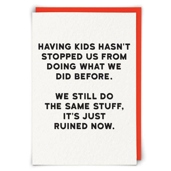 Ruined Greeting Card - Hauslife