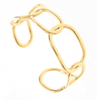 Sculpted Link Statement Bangle - Hauslife