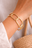 Sculpted Link Statement Bangle - Hauslife