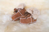 Sheepskin Lace - Up Baby Bootie Slipper - Hauslife