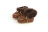 Sheepskin Lace - Up Baby Bootie Slipper - Hauslife