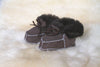 Sheepskin Lace - Up Baby Bootie Slipper - Hauslife