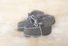 Sheepskin Lace - Up Baby Bootie Slipper - Hauslife