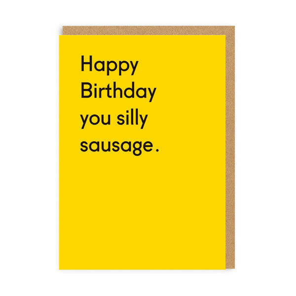 Silly Sausage Birthday Card - Hauslife