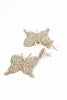 SILVER BEADED BUTTERFLY DROPS - Hauslife