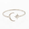 Star And Moon Adjustable Ring - Hauslife