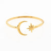 Star And Moon Adjustable Ring - Hauslife