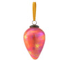 Star Cut Red Glass Bauble Teardrop - Hauslife