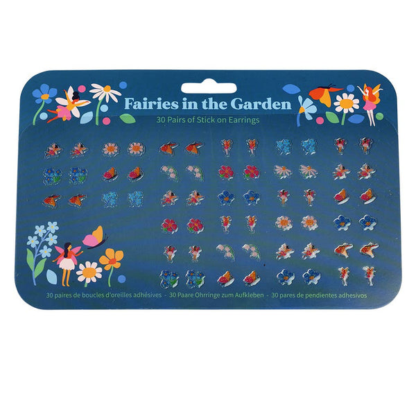 Stick On Earrings - Fairies In The Garden - Hauslife