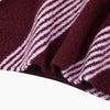 Striped Triangle Scarf in Berry/Pink - Hauslife