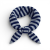 Striped Wool Blend Light Weight Triangle Neck Scarf - Hauslife