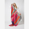 Sunset Geometry Cotton Scarf - Hauslife