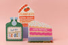 Super Sweet Birthday Cake Slice Card | Shaped Card - Hauslife