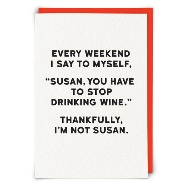 Susan Greetings Card - Hauslife