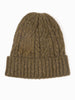 Tatum Beanie Hat - Khaki, Cable Knit - Hauslife