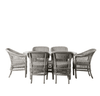 Tetbury Oval Garden Dining Table Set – 6 Seater - Hauslife