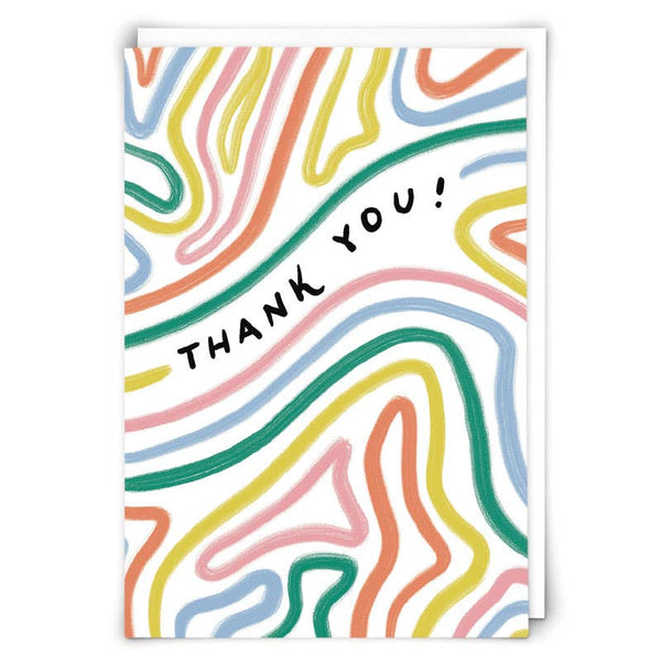Thank You Pattern Greetings Card - Hauslife