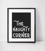 The naughty corner print - Hauslife