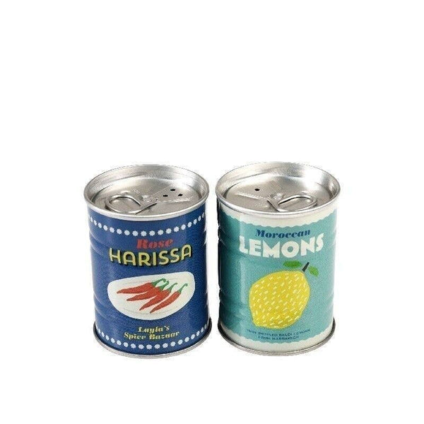 Tin Salt And Pepper Shakers - Lemons And Harissa - Hauslife