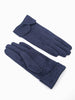 Tori Scalloped Cuff Gloves - Navy Blue - Hauslife