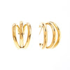 Triple Large Open Hoop Earrings - Hauslife