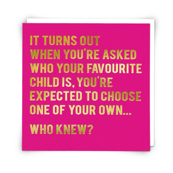Turns Out Greetings Card - Hauslife