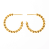 Twisted Rope Hoop Earrings - Hauslife