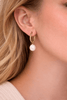 Twisted Rope Pearl Hoop Earrings - Hauslife