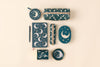 Vegan Leather Pouch - Teal Moon - Hauslife