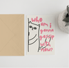 Who Am I Gonna Gossip With Card - Hauslife