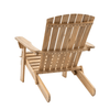 Wooden Adirondack Garden Chair with Footstool – Reclining Outdoor Lounge Chair - Hauslife