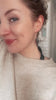 Half Moon Resin Earrings