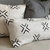 Simple Cross Mudcloth Pillow - Hauslife